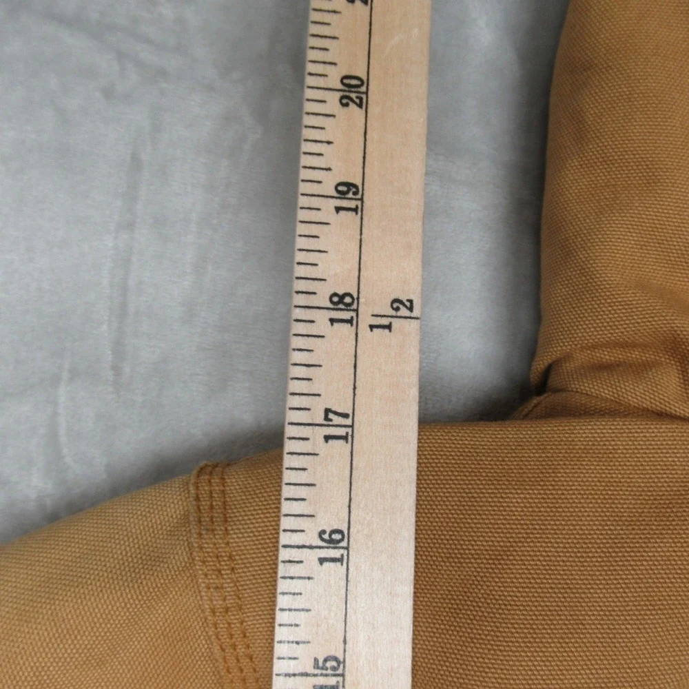 Carhartt Jacket Kids XXS Brown Canvas Hood Insulated Outdoor‎ Winter WARM Canvas